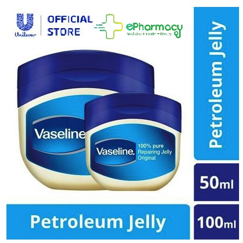 Sáp Dưỡng Ẩm Vaseline Pure Petroleum Jelly - Kem Chống Nẻ Vaseline Dưỡng Ẩm Đa Năng 50ml