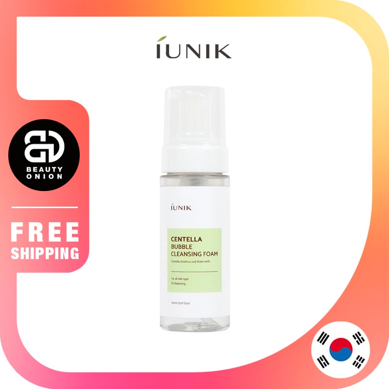 Sữa rửa mặt IUNIK CENTELLA BUBBLE CLEANSING FOAM