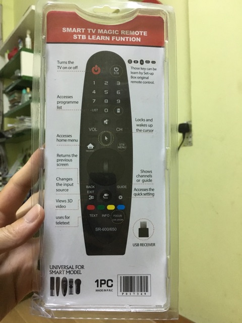 Magic remote LG cắm usb SR650