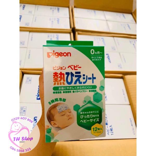 Dán Hạ Sốt Pigeon 12 Miếng Cho Bé 0m+