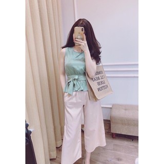 Sét trang phục nữ vải đũi thời trang