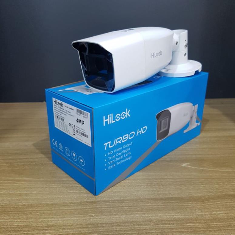 Camera HD-TVI hồng ngoại 4.0 Megapixel HILOOK THC-B340-VF thay đổi tiêu cự - Hàng chính hãng