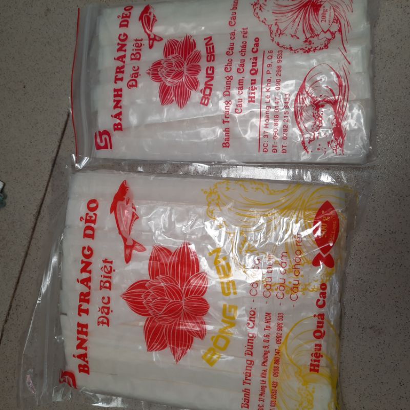 Bánh tráng câu cá _bánh tráng cắt sẵn.