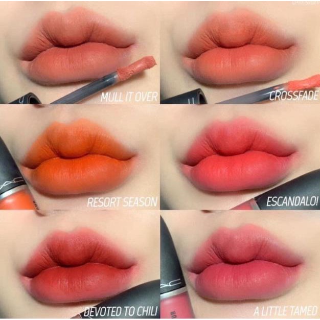 Son Kem Mac Powder Kiss Liquid Lipcolour - màu 988 989 990 991 998 💋