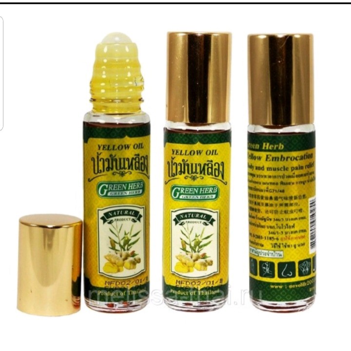 Dầu nước dạng lăn gừng chuẩn nội địa thái lan 8ml