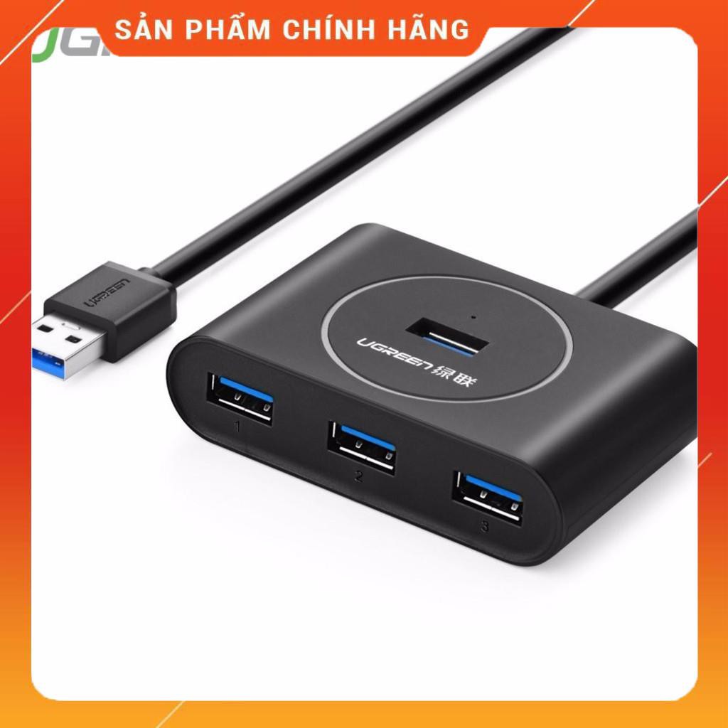 Bộ chia 4 cổng USB 3.0 dài 80cm UGREEN 20283 (trắng) dailyphukien