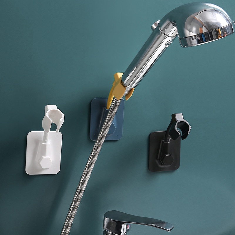 Móc kẹp vòi hoa sen,. giá đỡ tay sen dán tường điều chỉnh xoay 360 độ, tiện dụng nhựa ABS siêu bền