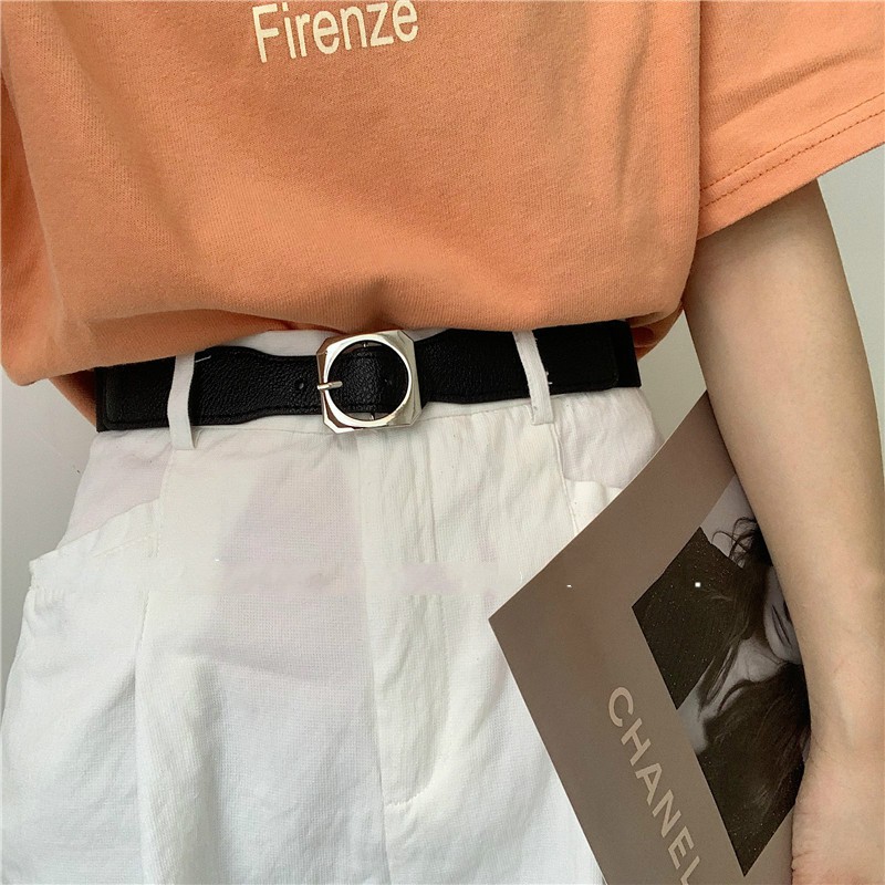 Thắt Lưng Da Pu Kiểu Hàn Quốc Đơn Giản Dễ Phối Đồ