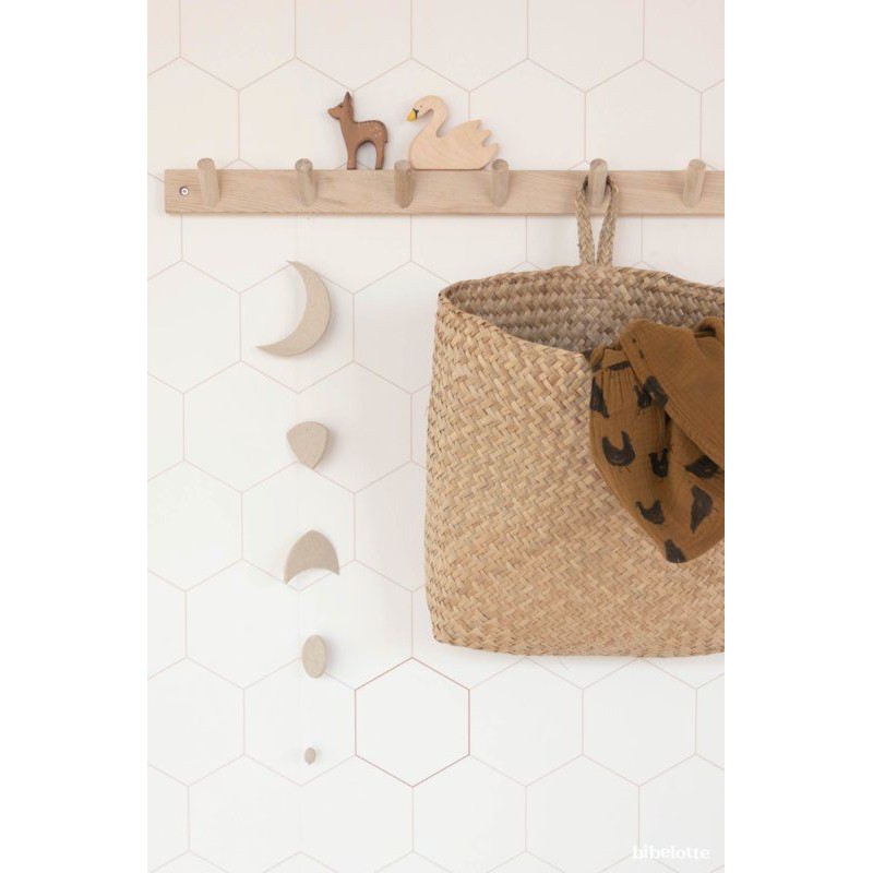 Móc gỗ treo tường trang trí phòng ngủ dễ thương, kiểu dáng vintage decor nhà cửa
