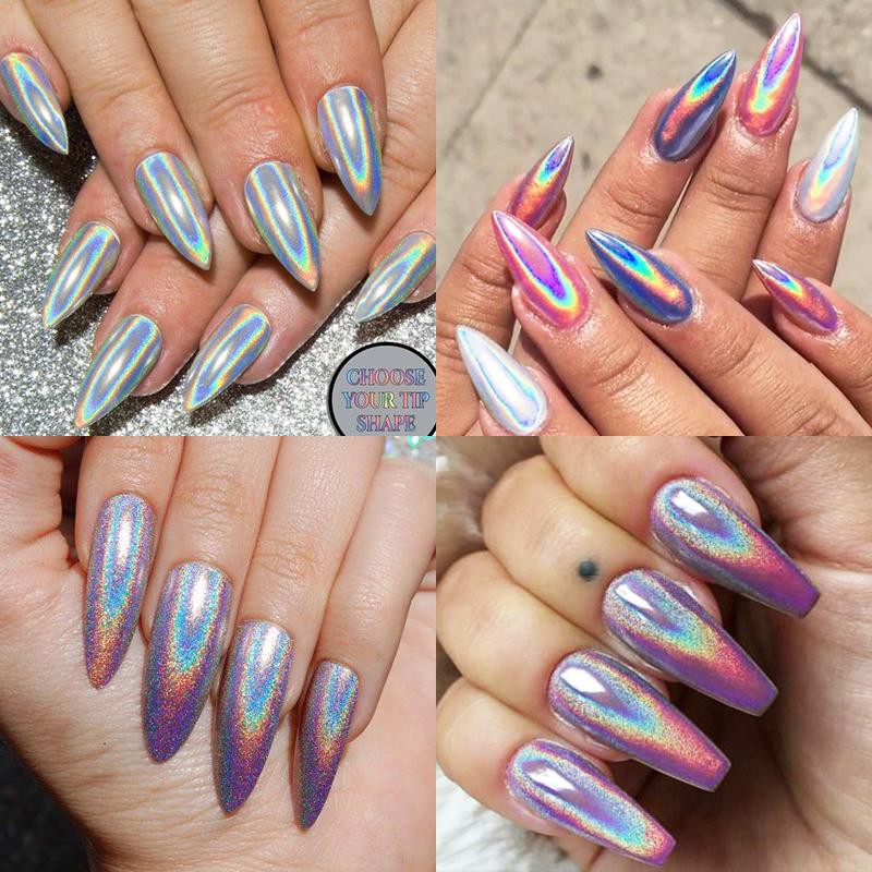 Bột kim tuyến Iridescent xinh xắn trang trí móng tay nghệ thuật