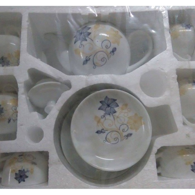 Bộ ấm chén hoa