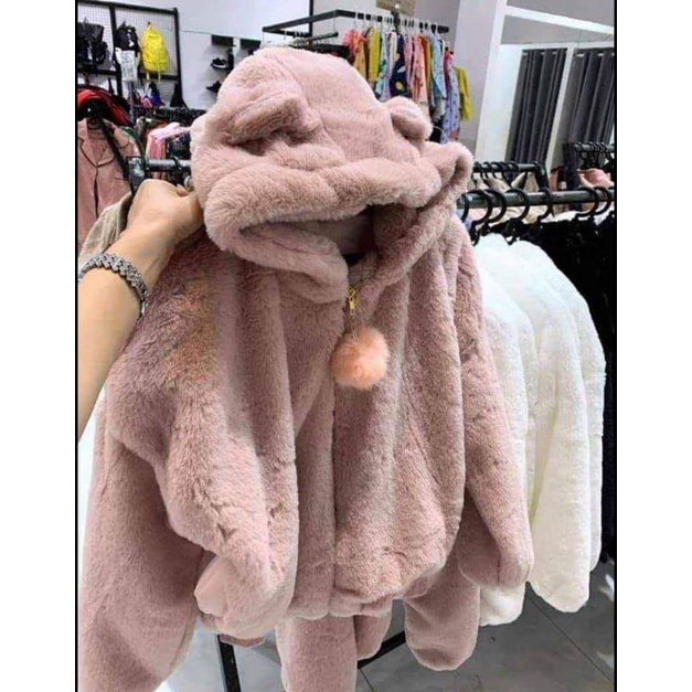 Áo lông gấu nữ, áo khoác nữ, full màu( kèm ảnh thật ) | BigBuy360 - bigbuy360.vn