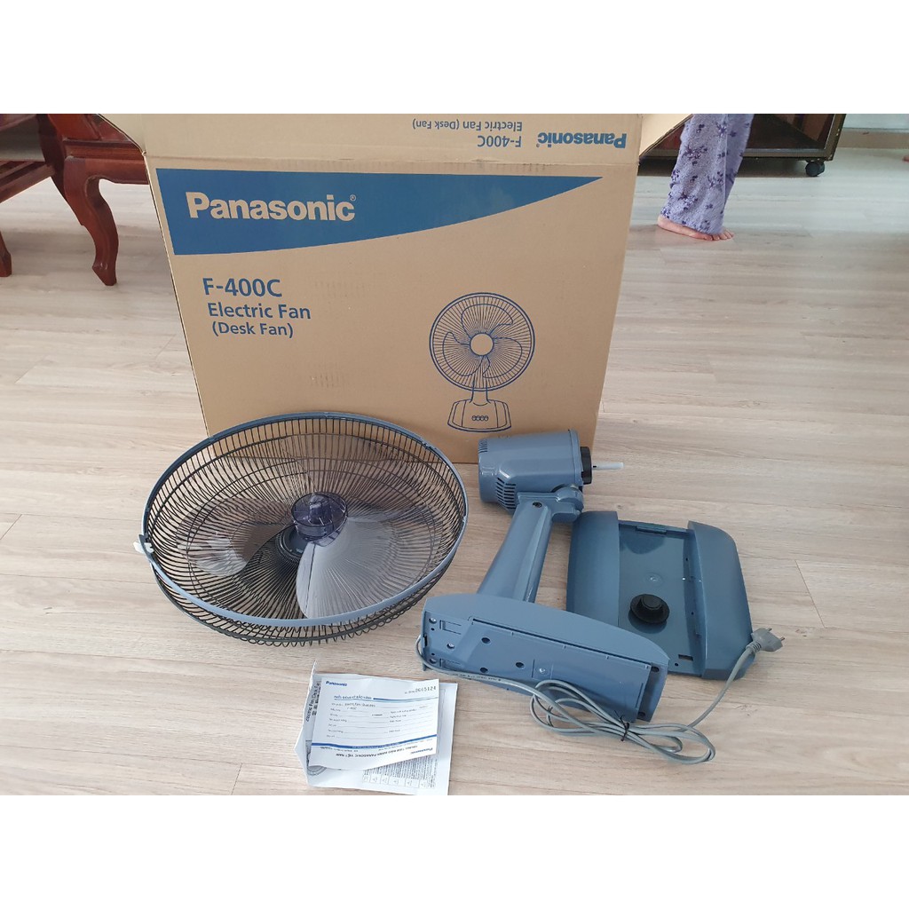 Quạt bàn Panasonic F-400CB(màu xanh)\F400CI(trắng ngà)