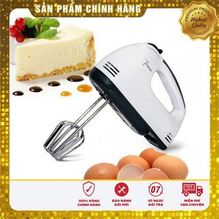 [BẢO HÀNH 6 THÁNG] Máy Đánh Trứng Cầm Tay Mini Cao Cấp Với 7 Tốc Độ Cực Mạnh - Hoạt Động Êm Ái