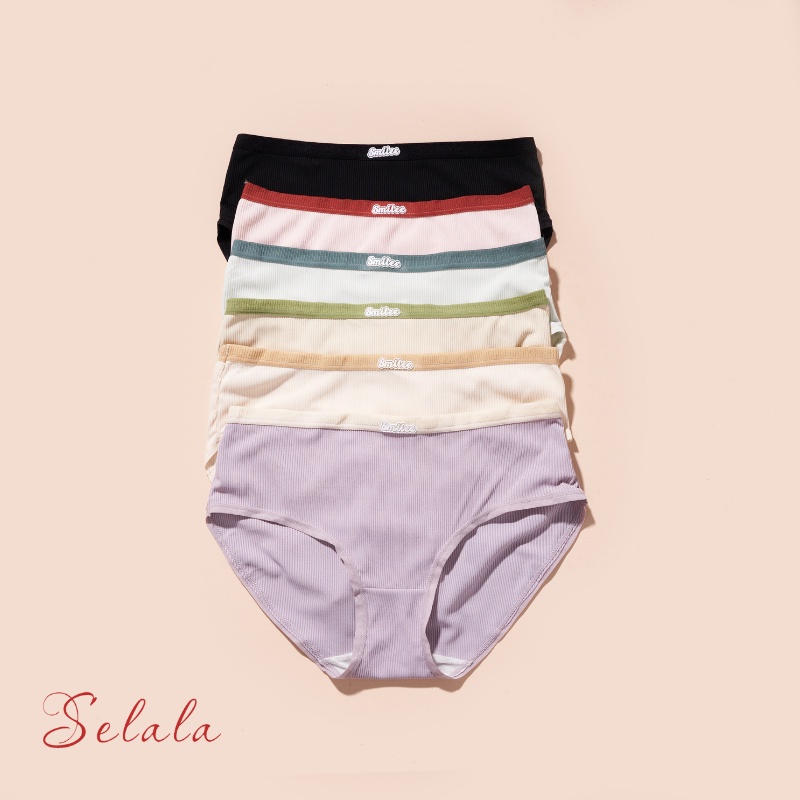 Quần Lót Nữ Selala Cạp Vừa Không Hằn Co Giãn QC36