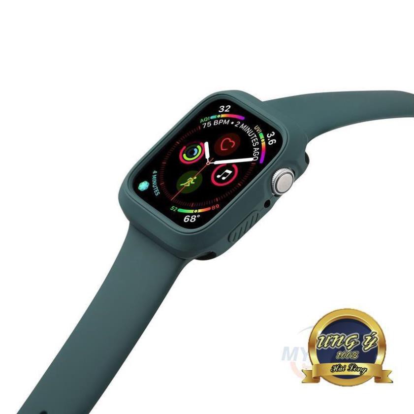 Bộ dây đeo thay thế + ốp nhựa mềm 2 trong 1 bảo vệ đồng hồ thông minh Apple Watch 5 4 3 2 1 42/ 44/ 40 MM