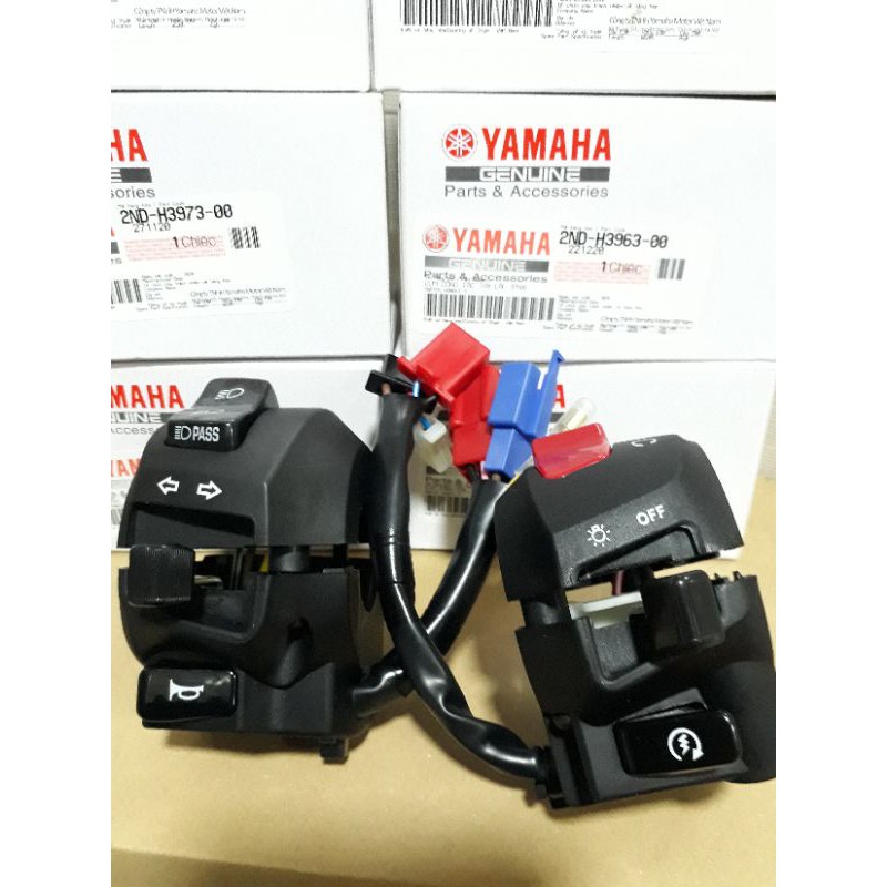 bộ cùm công tắc đề &amp; xi nhan Exciter 150 đời 2019 Yamaha