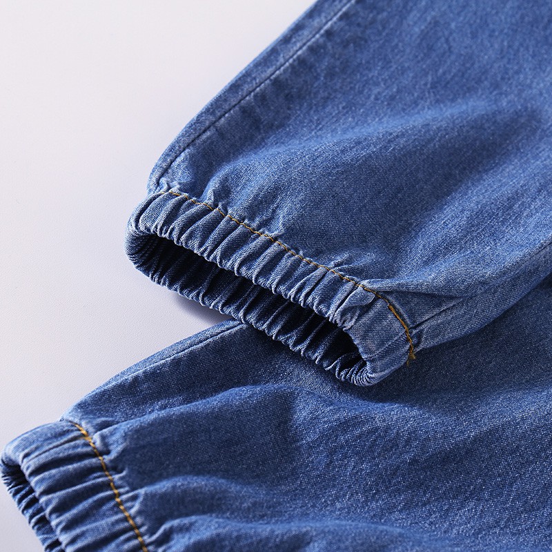 Quần Jeans Thêu Hình Hoạt Hình Xinh Xắn Cho Bé Trai