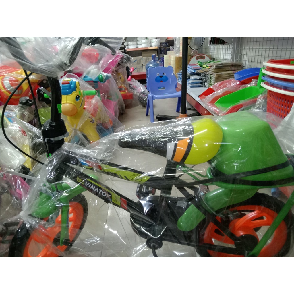 XE ĐẠP TRẺ EM NHỰA CHỢ LỚN 12INĐỦ MẪU MỚI - 466