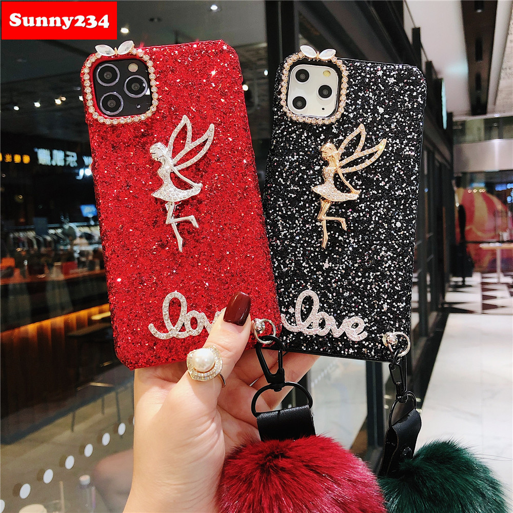 Ốp Lưng Lấp Lánh Cho Samsung S20 Fe Note 20 Ultra M31 A31 A11 M11 A01 A51 A71 S20 Plus A50 A30S A50S A20 A30 S10 Lite 2020 M20 M10 A6 A8 Plus