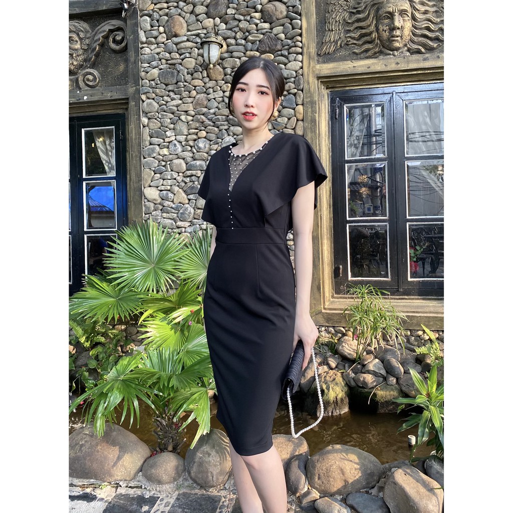 Đầm nữ trung niên thiết kế cao cấp sang trọng