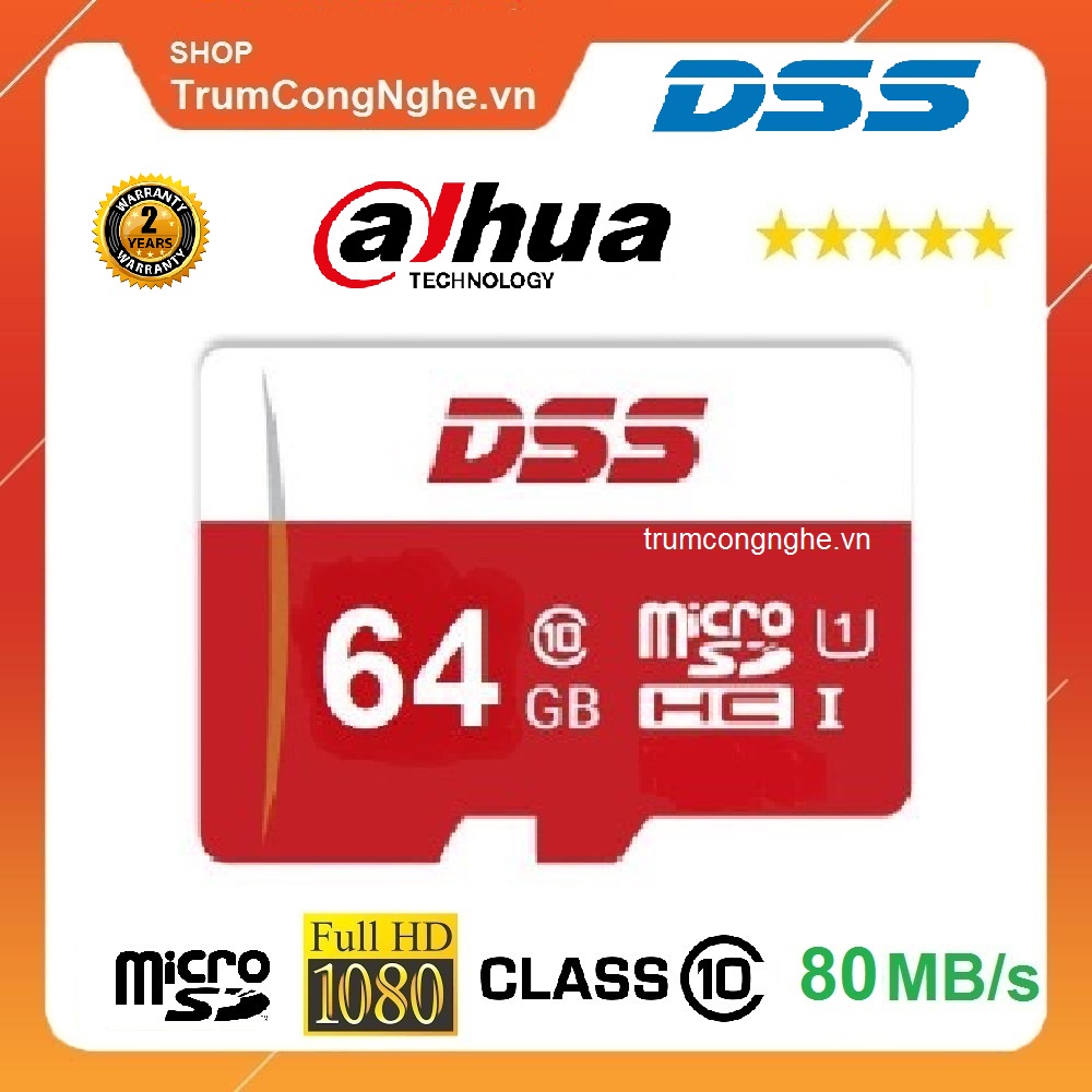 Thẻ nhớ 64GB class10 DSS 80MB/s 533x dành cho Điện Thoại, Camera...Phân Phối Chính Hãng | BigBuy360 - bigbuy360.vn