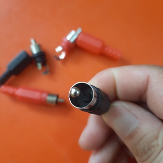 1 đôi jack cắm A/V hoa sen tự hàn dây