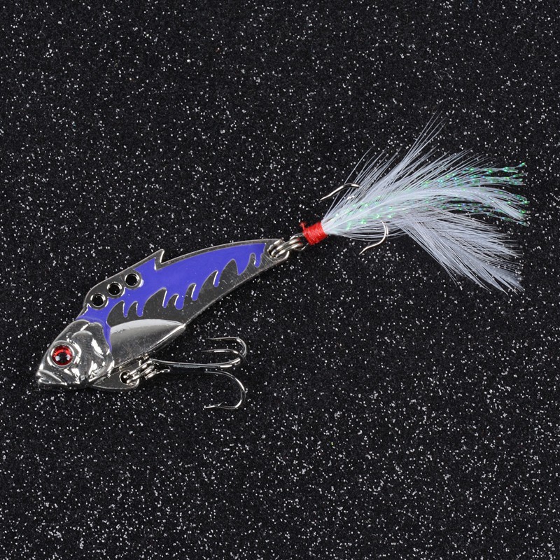 Cá Sắt VIB Đuôi Lông Mẫu Mới Chuyên Đồ Câu Lure Dài 5cm nặng 8g _ Lure _26