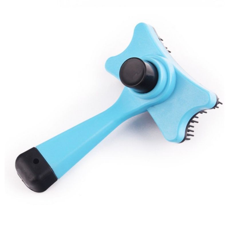 [Mã PET50K giảm Giảm 10% - Tối đa 50K đơn từ 250K] Lược Chải Lông Chó - Mèo - Thỏ - Bọ Có Nút Bấm Đẩy Lông