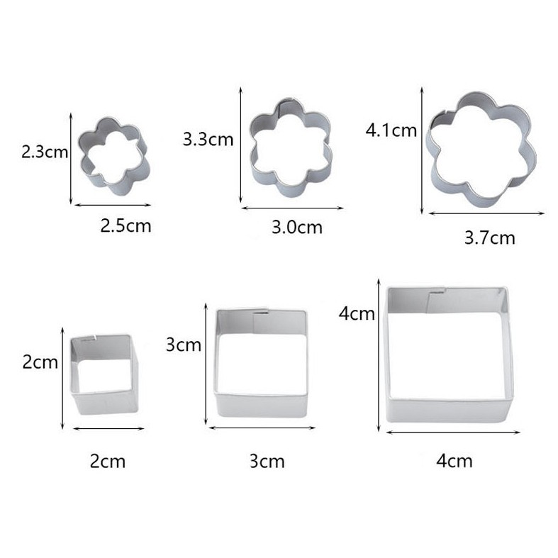 [BỘ 24 DỤNG CỤ] KHUÔN CẮT BỘT LÀM BÁNH QUY, BÁNH COOKIES, FONDANT