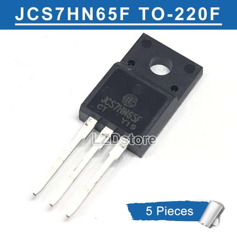 5 chiếc JCS7HN65F TO-220F JCS7HN65 TO220F 7HN65F 7HN65 N-kênh 650V / 7A MOSFET Transistor mới nguyên