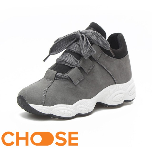 Giày Nữ Vải Thể Thảo Lười sneaker Choose Đế Cao Su Đúc Nguyên Khối Giày Tăng Chiều Cao✔️GK9K1
