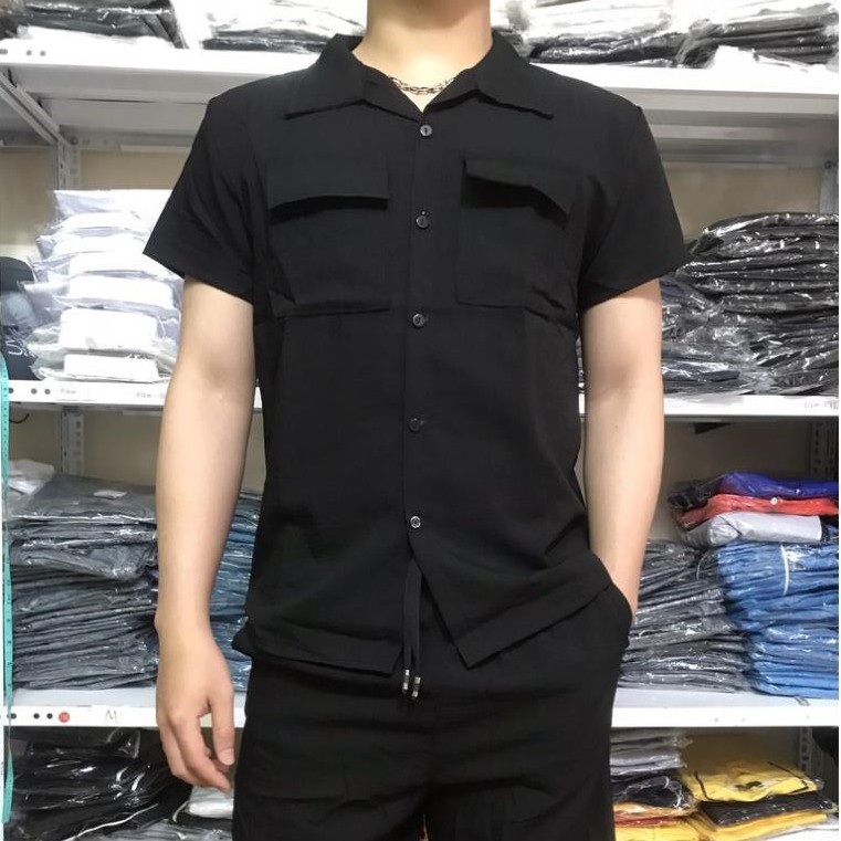 Bộ Quần Áo Đũi l bo dui nam chất vải đũi thái loại dày thoang mát mặc đi chơi đi dạo phố mặc ở nhà | BigBuy360 - bigbuy360.vn