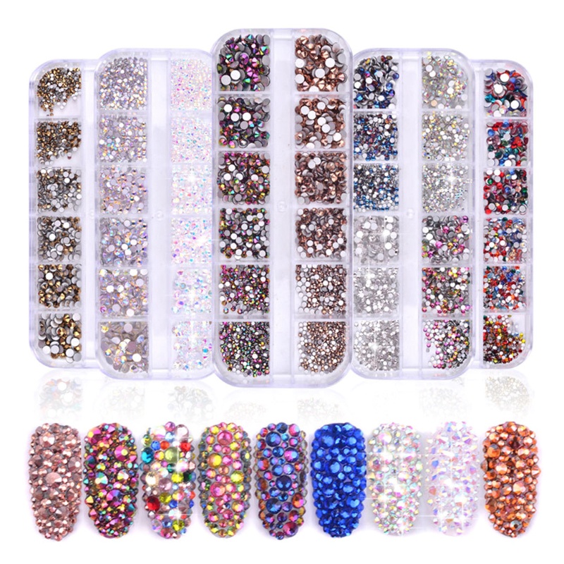 Đá Pha Lê Tròn Trang Trí Móng Tay Nghệ Thuật