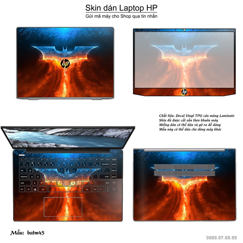 Skin dán Laptop HP in hình Người dơin _nhiều mẫu 2 (inbox mã máy cho Shop)