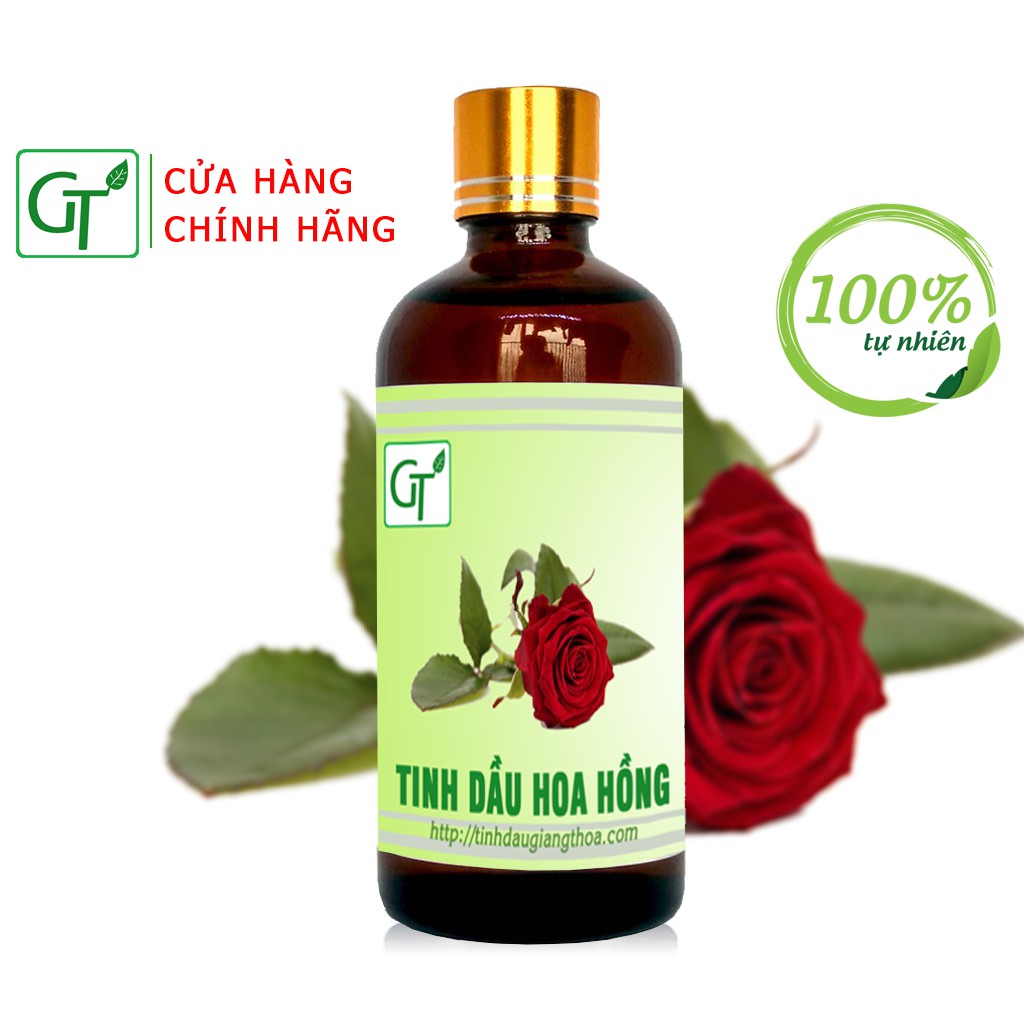 Tinh Dầu Hoa Hồng Nguyên Chất 100ml - Xông Phòng, Treo Xa, Treo Tủ Giúp Khử mùi, Hương Thơm Tự Nhiên  - [HÀNG CAO CẤP]