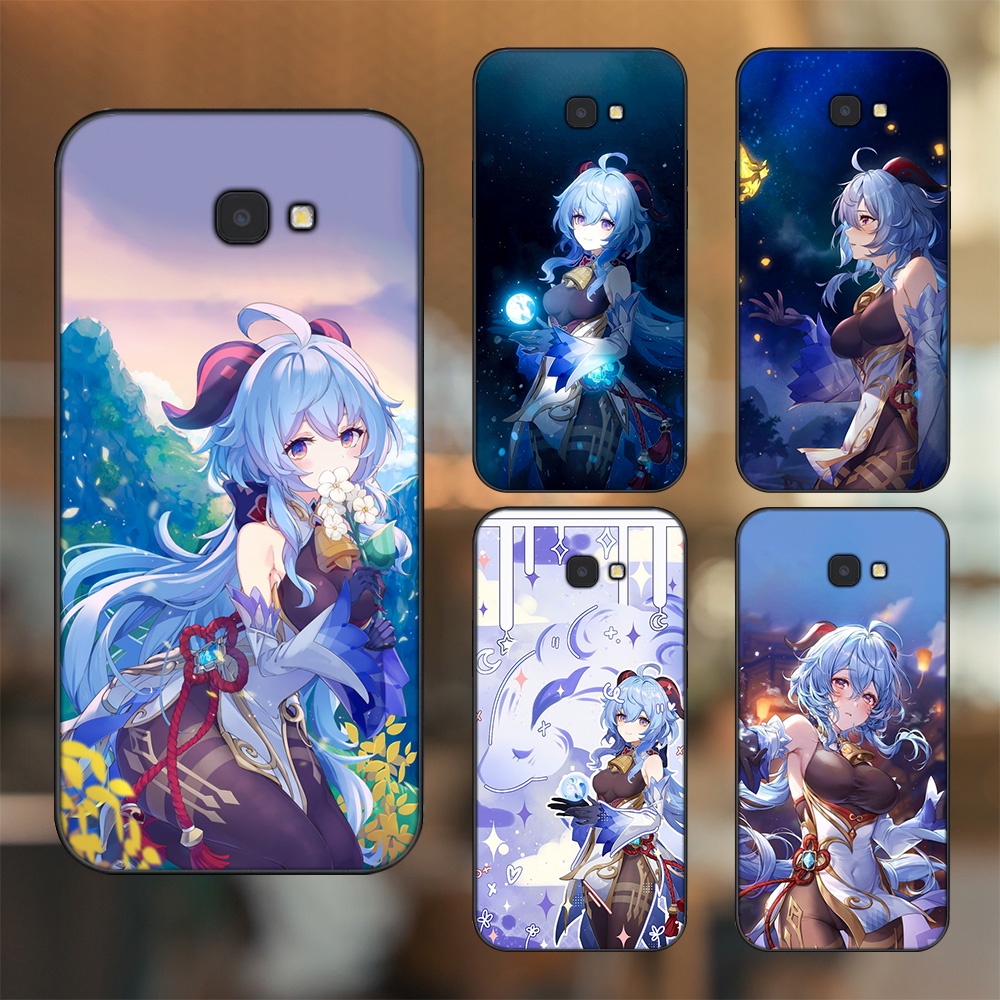 Ốp lưng Samsung J4 Plus viền đen in hình Ganyu Genshin Impact