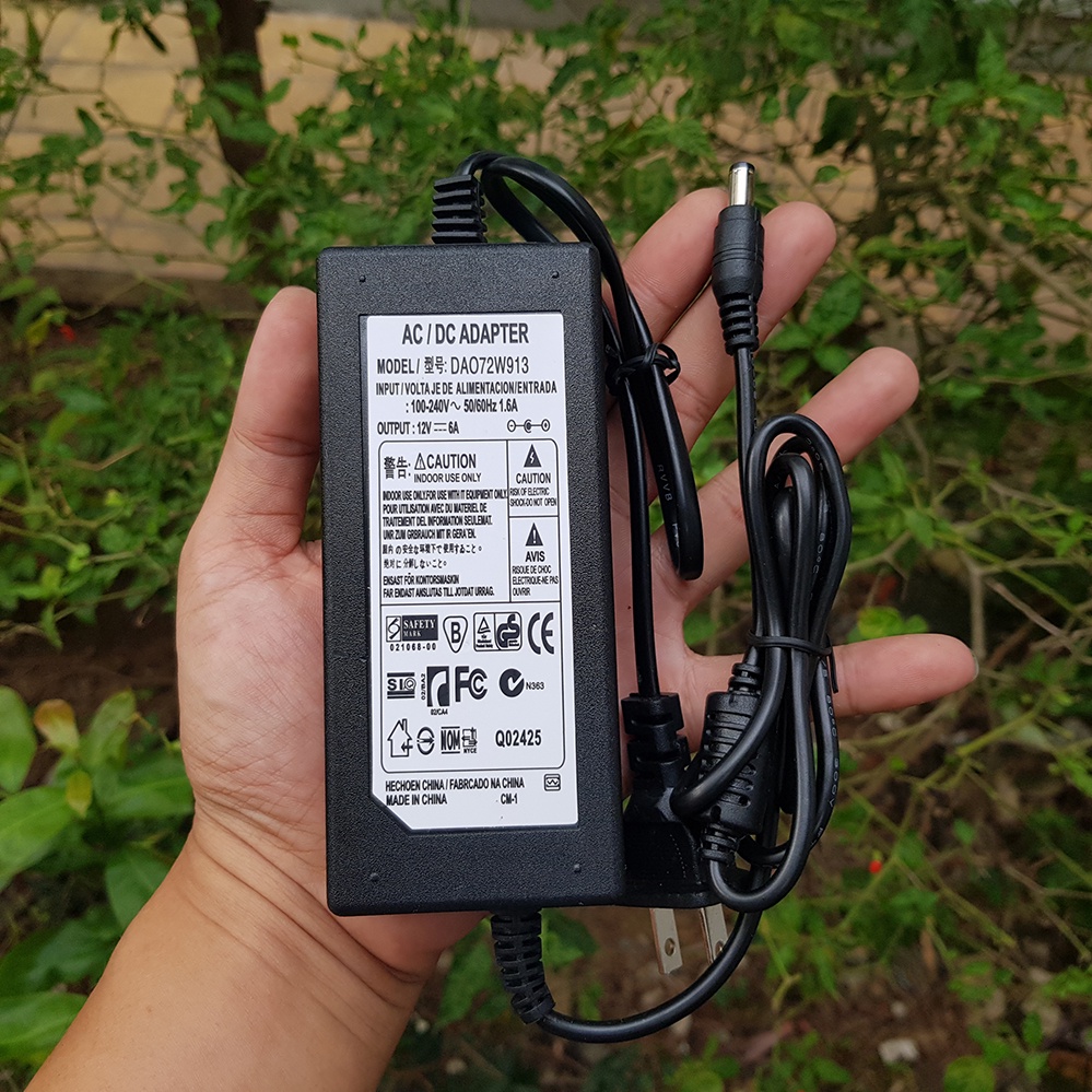 Adapter Nguồn 12v  6A  loại tốt