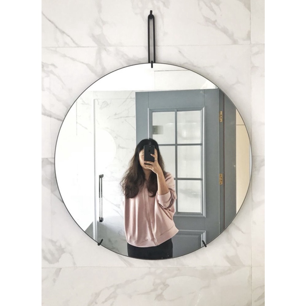 Gương treo quả lắc 𝐂𝐨́ 𝐬𝐚̆̃𝐧, 𝐬𝐡𝐢𝐩 𝐧𝐠𝐚𝐲 gương treo dây Decor xinh xăn