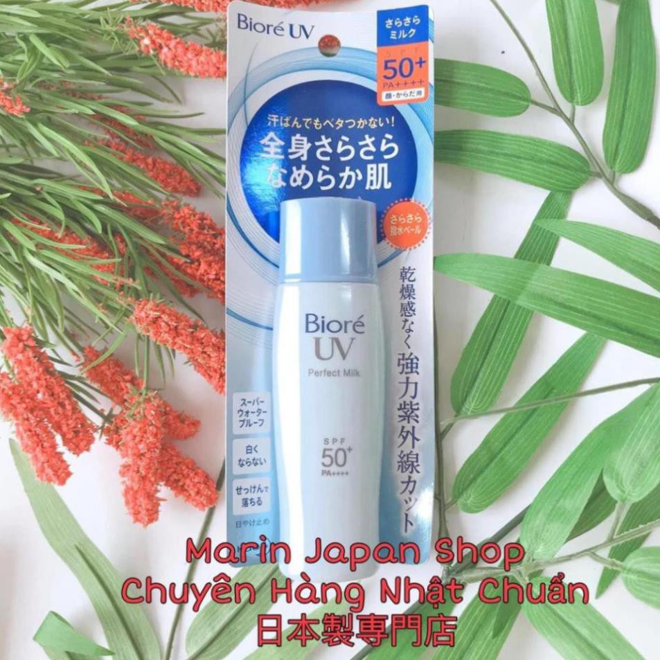 Kem chống nắng vật lí Biore UV Bright Milk , Face Milk , Perfect Milk hợp da dầu,da khô chuẩn nội địa Nhật Bản