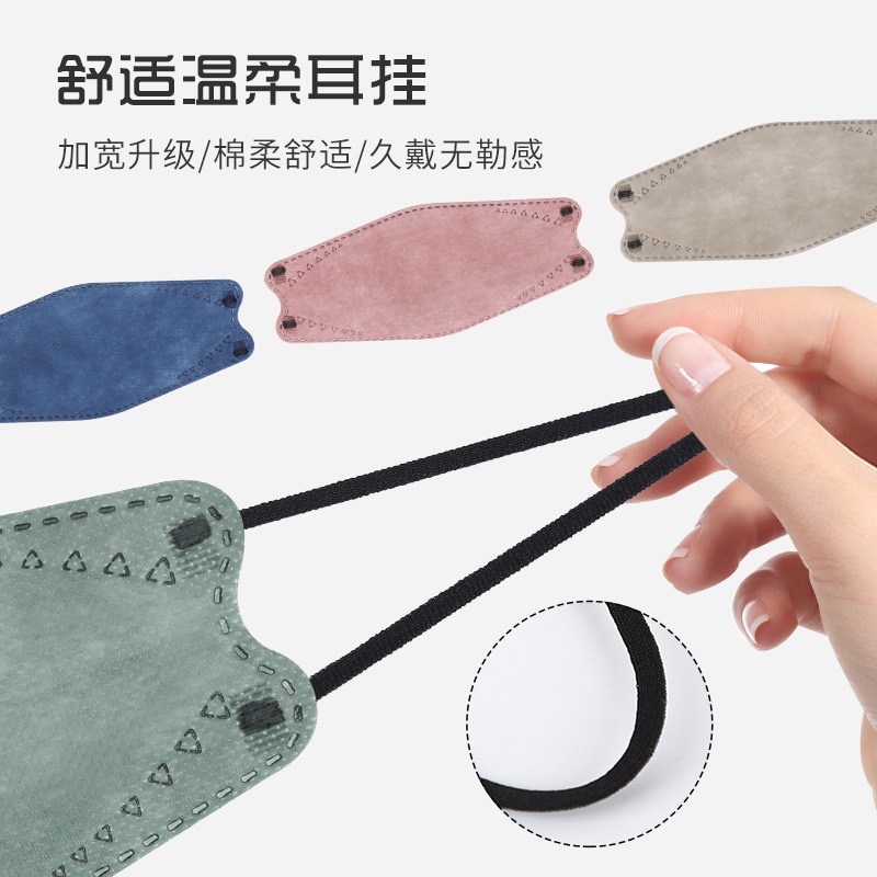 Set 10 Khẩu Trang 4 Lớp KF94 KN95 17.5 * 17.5 * 6.5 Bảo Vệ Trẻ Em