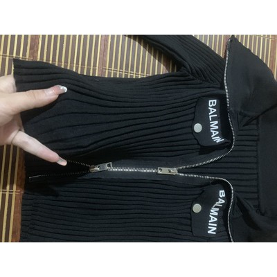 Áo len cardigan khóa 2 đầu sexy thời thượng