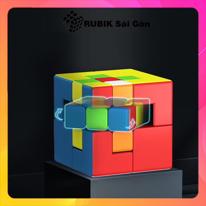 Rubik Biến Thể 2x2 Puppet Cube - Rubic Ma Thuật Biến Dạng - Ru Bíc MoYu Meilong - Rubick Kiểu Dáng Đẹp, Nâng Cao