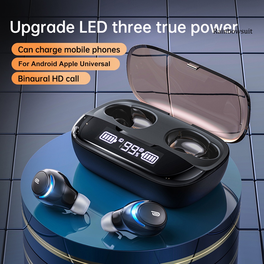 Tai Nghe Không Dây Rb- M-U8 Tws Bluetooth 5.0 Âm Thanh Hifi
