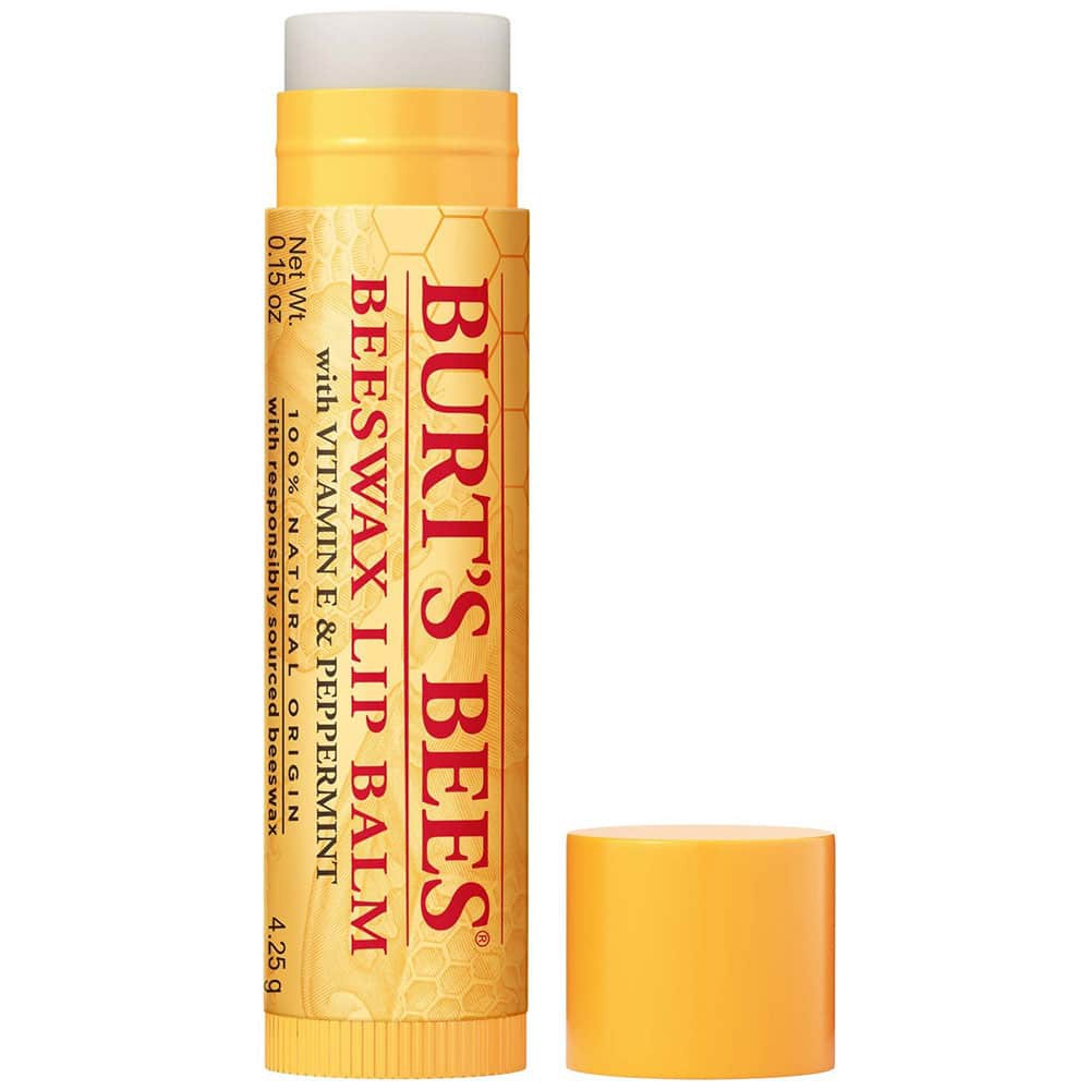 Burt’s Bees; Son dưỡng môi thiên nhiên Burt’s Bees không màu dưỡng ẩm lâu và không thâm môi - Natural Lip Balm Burts Bee