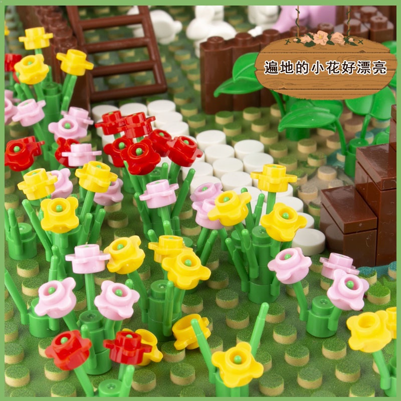 Bộ Đồ Chơi Lego Lắp Ráp Ngôi Nhà Trên Cây Rừng Qiaoji MOC