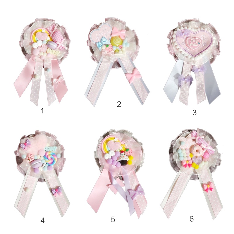 Kẹp Tóc Hình Nơ / Bông Hoa Dễ Thương Chống Trượt 2 Trong 1