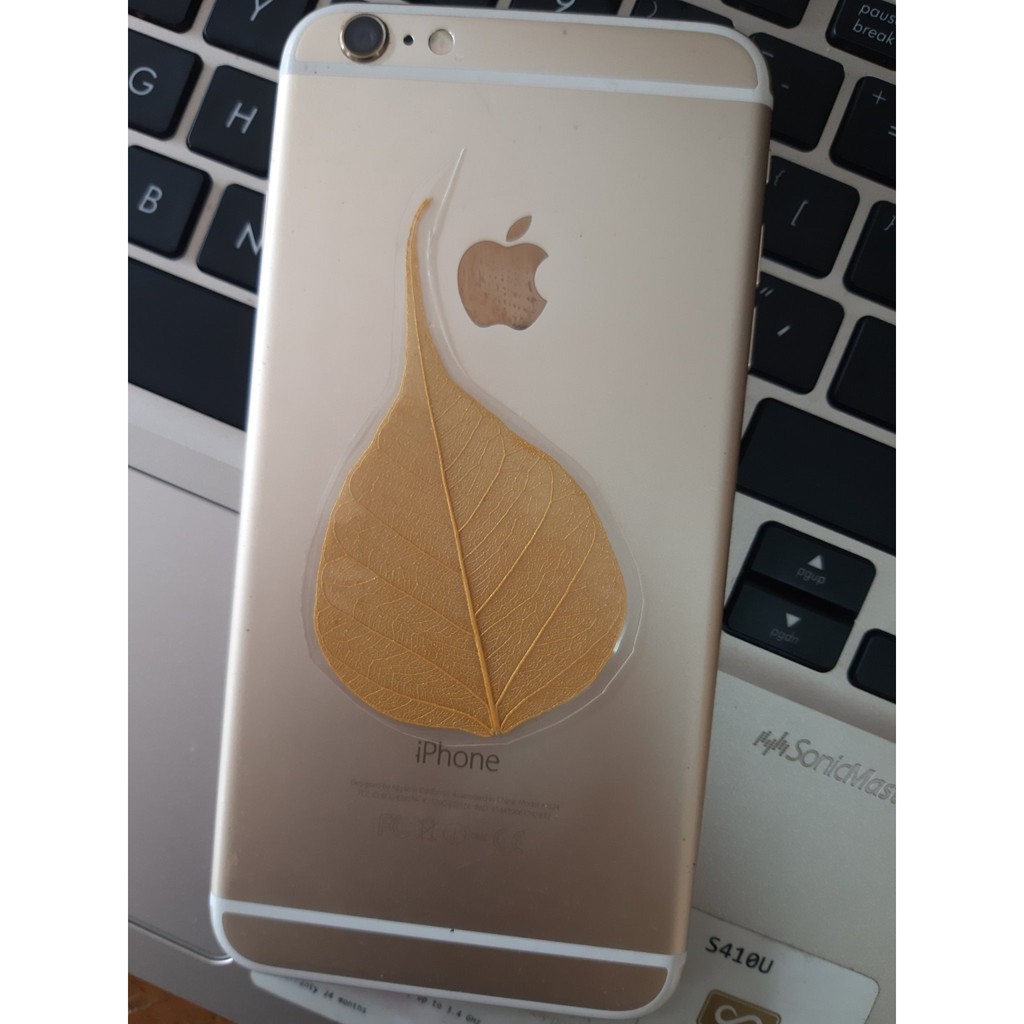 Combo 10 Lá Bồ Đề dát vàng ốp điện thoại | BigBuy360 - bigbuy360.vn