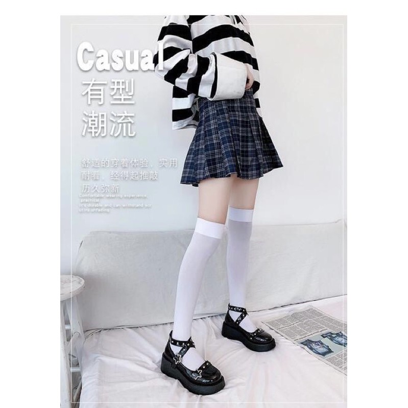 Giày búp bê lolita đế xuồng ullzzang có dây quai ngang (có hình thật từ shop Trung)