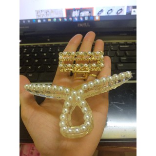 ❤️giá rẻ❤️Kẹp tóc đá nữ Hàn quốc.bền .đẹp [ bán rẻ kiếm 5⭐⭐⭐⭐⭐]
